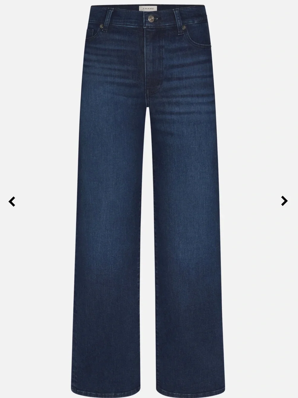 Frame Denim Le Slim Palazzo High Rise Wide Leg Jeans in Beaumont NWT, 25x30